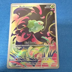 Pokemon Bulbasaur 133/132 Me01: Mega Evolution Holo Rare 80 HP - Image 1