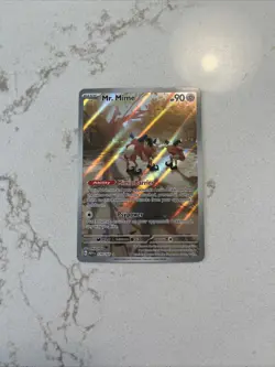 Pokemon Mr Mime 179/165 Illustration Rare Full Art Scarlet & Violet NM - Image 1