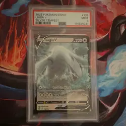 Pokemon Lugia V Ultra Rare Holo PSA 9 *Damaged* Silver Tempest 138/195 - Image 1