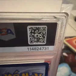 Pokemon Lugia V Ultra Rare Holo PSA 9 *Damaged* Silver Tempest 138/195 - Image 3