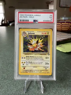 1999 Pokemon TCG Jolteon Jungle 20/64 Rare PSA 5 - Image 1