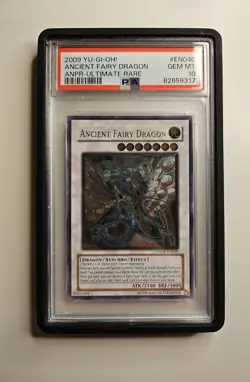 Yu-Gi-Oh! 2009 Ancient Fairy Dragon PSA 10 GEM Mint ANPR-EN040 NA Ultimate Rare - Image 1