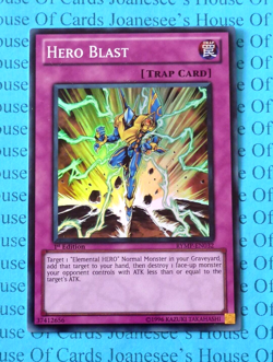 RYMP-EN032 Hero Blast Super Rare Yu-Gi-Oh Card 1st Edition New - Image 1