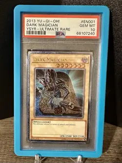 2013 Yu-Gi-Oh! Dark Magician YSYR- Ultimate Rare #EN001 PSA 10 - Image 1