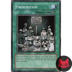 Yugioh Prohibition SDMM-EN022 Common 1st Edition LP - Image 1