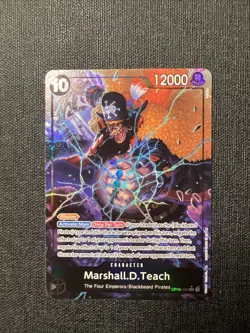 Marshall D.Teach OP09-093 SR Foil Emperors in the New World One Piece CCG - Image 1