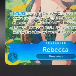 One Piece Rebecca OP10-058 SR* Alternate Art - Royal Blood - Image 4