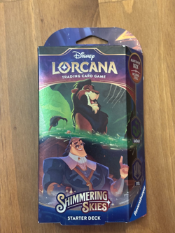 Disney Lorcana Shimmering Skies Emerald & Steel Starter Deck - Scar & Kronk New - Image 1