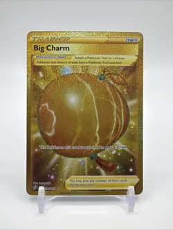 Pokemon TCG Big Charm (Secret) Holo Gold Card 206/192 Swsh02: Rebel Clash - Image 1