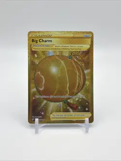 Pokemon TCG Big Charm (Secret) Holo Gold Card 206/192 Swsh02: Rebel Clash - Image 2