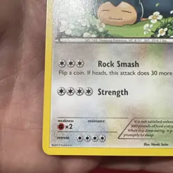 Pokemon TCG Snorlax 26/39 XY Kalos Starter Set Non-Holo Card - Image 5