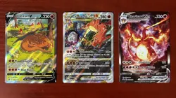 Pokemon TCG Charizard Promo Card Set of 3 SWSH260/SWSH261/SWSH262 - Image 1