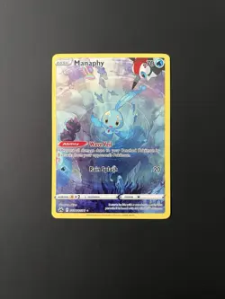 Pokemon TCG Manaphy Full Art Ultra Rare Holo Card GG06/GG70 Crown Zenith NM - Image 1