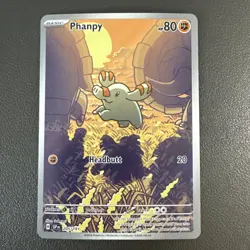Phanpy 205/191 Surging Sparks Full Art Ultra Rare Holo Pokemon Card NM - Image 1