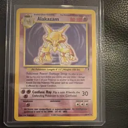 Pokemon Alakazam Legendary Collection Holo Rare Card 1/110 Stage 2 2002 - Image 1