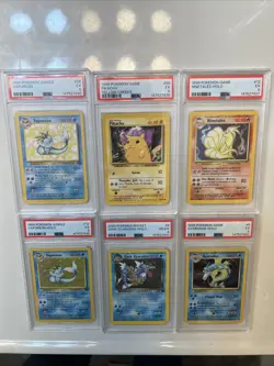 psa graded pokemon cards lot vintage - Image 1