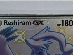 Reshiram GX Full Art Holo Pokemon Card SV51/SV94 Hidden Fates Shiny Vault - Image 3