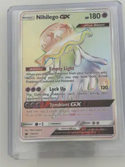 Pokemon TCG English Card Hidden Fates Shiny Vault Nihilego GX SV62/SV94 NM - Image 3