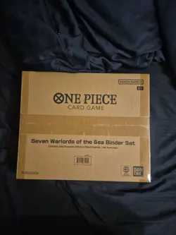 Bandai One Piece Card Game Seven Warlords of the Sea Binder Set English Binder - Image 1