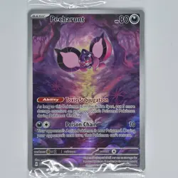 Pecharunt SVP 129 Shrouded Fable Promo Card Holo SEALED - Image 3