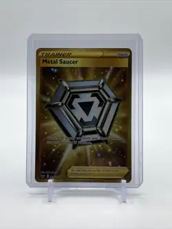 Pokemon Card - Metal Saucer (Secret) - SWSH01: Sword & Shield Base Set 214/202 - Image 3