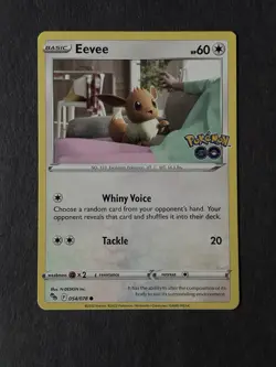 Eevee 054/078 Pokemon Go Pokemon TCG Card NM - Image 1