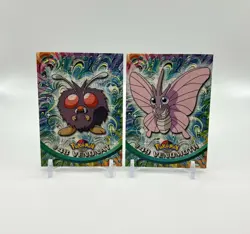Pokemon Card - Venonat, Venomoth - Topps - Blue Logo - 2 Card Set - Image 1