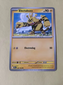 Electabuzz - 068/182 - 2025 Common Destined Rivals Pokemon Card NM - Image 1