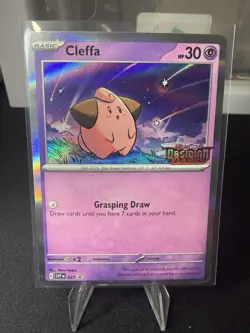 Pokemon Card TCG Cleffa 037 Black Star Promo SVP Obsidian Flames M/NM - Image 1