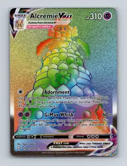 Alcremie VMAX 073 Pokemon Shining Fates Secret Rare Card NM+ - Image 1