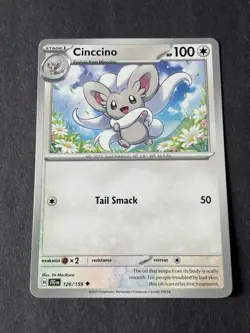 Cinccino - 126/159 - 2025 Uncommon Journey Together Pokemon Card NM - Image 1
