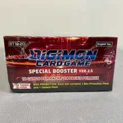 Digimon Card Game Special Booster Ver 2.5 Booster Box BT 19-20 English Sealed - Image 4