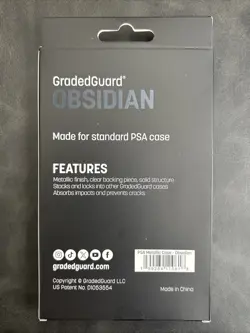 Graded Guard - PSA - Graded Card Case Protector - METALLIC - OBSIDIAN - Image 2