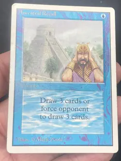 ***Unlimited Ancestral Recall (Light Corner Bend)*** MTG Magic Kid Icarus - Image 3