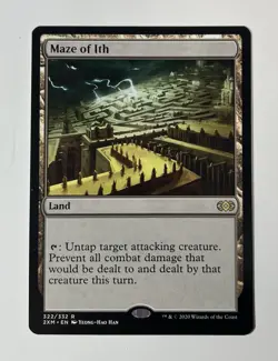 Magic: The Gathering Maze of Ith Land Rare Double Masters 322 Regular MTG - Image 1