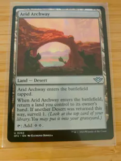 MTG Arid Archway 0252 Outlaws of Thunder Junction M/NM Free UK P&P - Image 1
