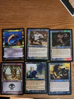 Magic The Gathering 6 foil card lot - Image 1