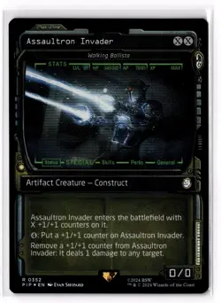 Assaultron Invader - Walking Ballista (Showcase) 352 UB: Fallout Foil NM - Image 1