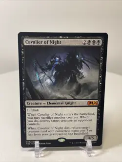 Magic Gathering-MTG-Cavalier of Night-Core 2020-PACK FRESH-NON FOIL - Image 2
