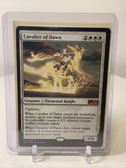 Magic Gathering-MTG-Cavalier of Dawn-Core 2020-PACK FRESH-NON FOIL - Image 1