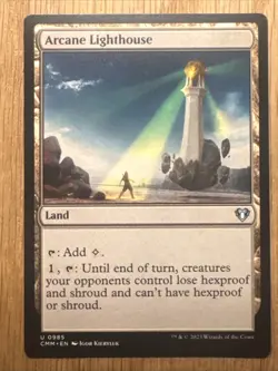 Arcane Lighthouse - MTG -Commander Masters (CMM) #985 - Image 1