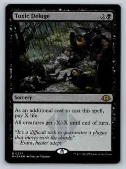 MTG Modern Horizons 3 Foil #277 Toxic Deluge Rare Sorcery - Image 1