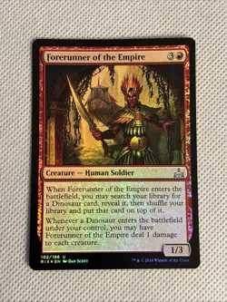 MTG [Forerunner of the Empire] FOIL Rivals of Ixalan #102 Uncommon NM/Unplayed - Image 1