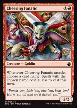 x1 Cheering Fanatic - Battlebond - NM - MTG - Image 1