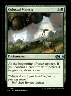 Colossal Majesty LP Light Play Core Set 2019 MTG [7688] - Image 1