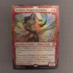 MTG Sarkhan, Dragon Ascendant 0302 (Showcase) Tarkir: Dragonstorm Foil NM / M - Image 1