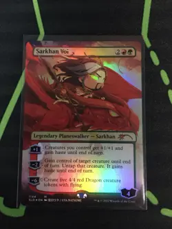 MTG Magic The Gathering Sarkhan Vol Foil SLD Mythic Secret Lair Borderless - Image 1