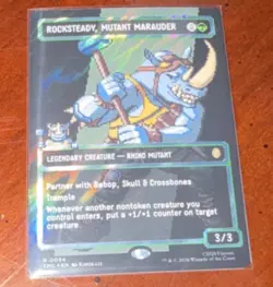 Rocksteady, Mutant Marauder Surge Foil Rare MTG Legendary Creature #0094 - Image 1