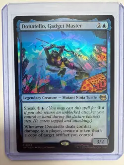 Donatello, Gadget Master FOIL #0035 Teenage Mutant Ninja Turtles NM ENG MTG - Image 1