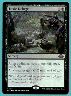 TOXIC DELUGE FOIL MODERN HORIZONS 3 MH3 RARE SORCERY MTG 277 - Image 1